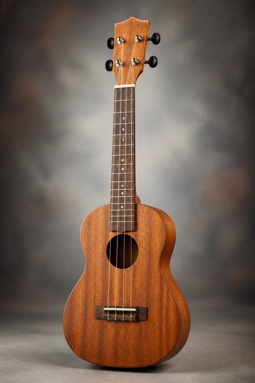 Concert ukulele with mahogany body