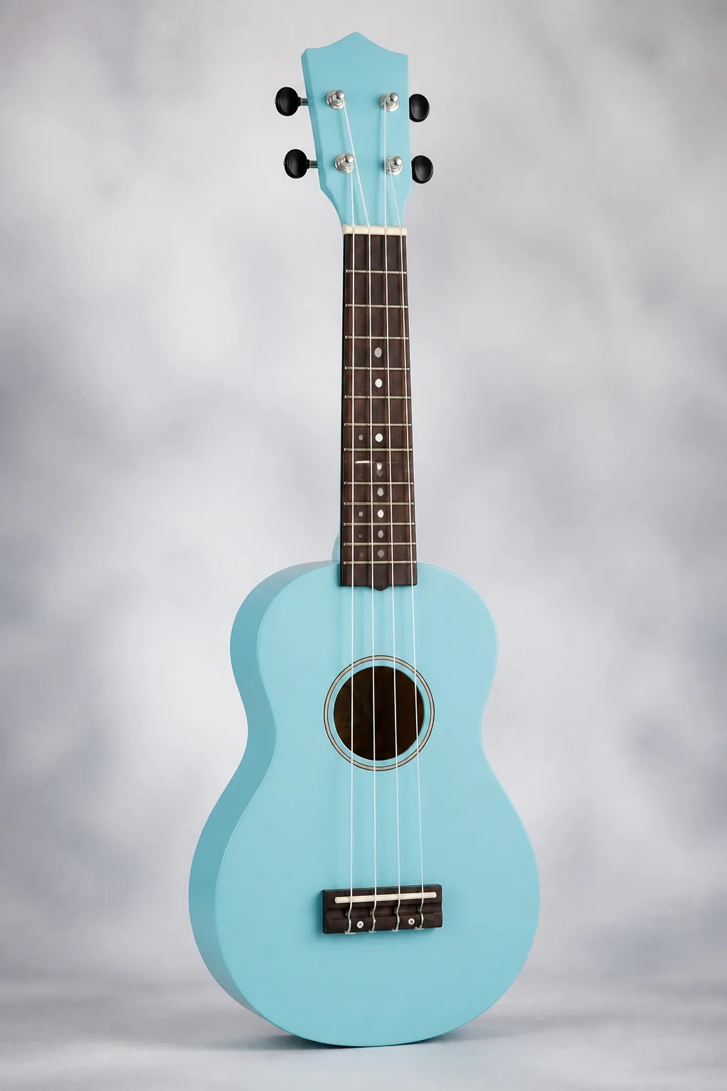 Aqua blue concert ukulele